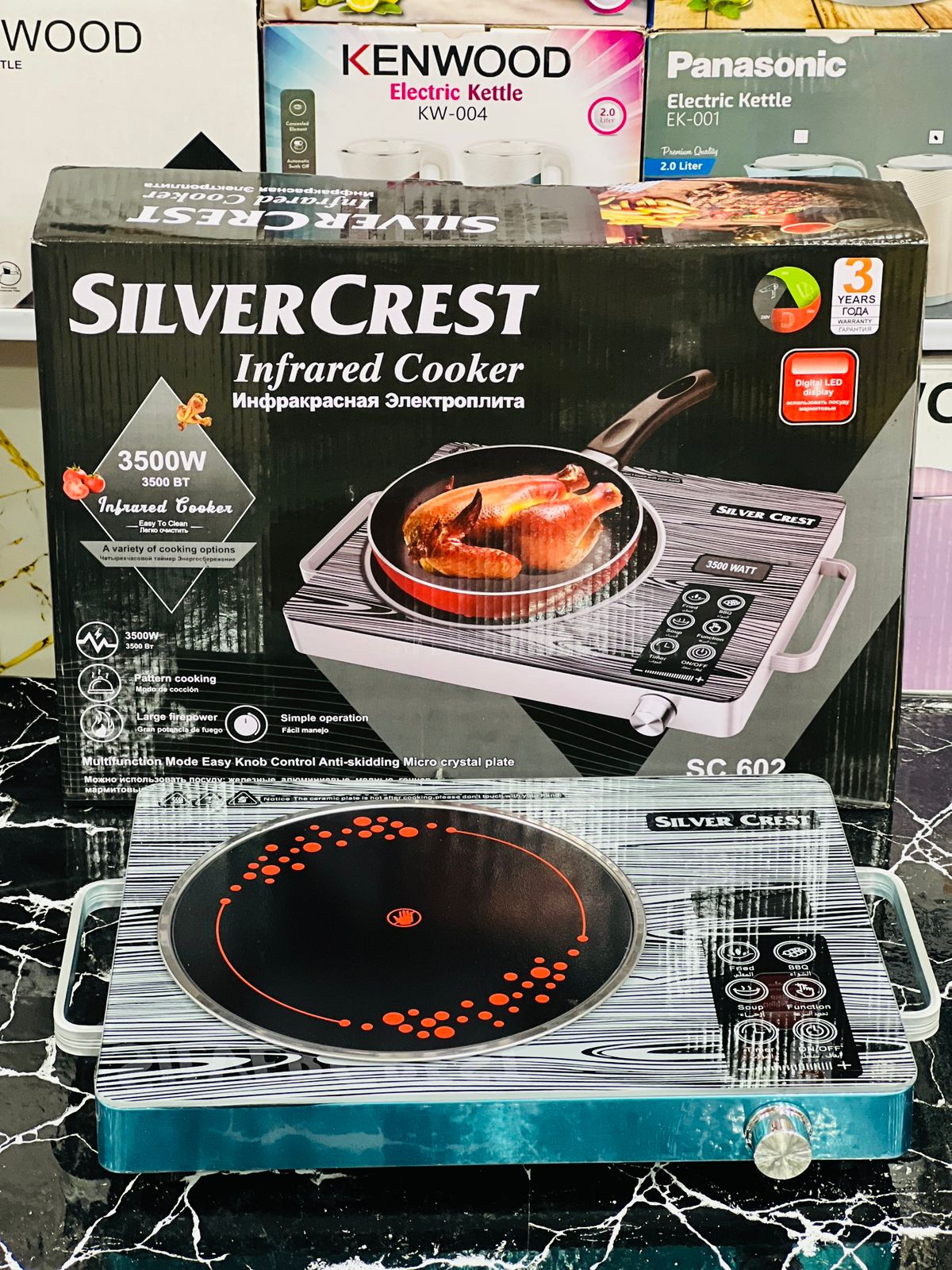 Multi-Function Electric Hot Plate Fast, Safe & Stylish Cooking