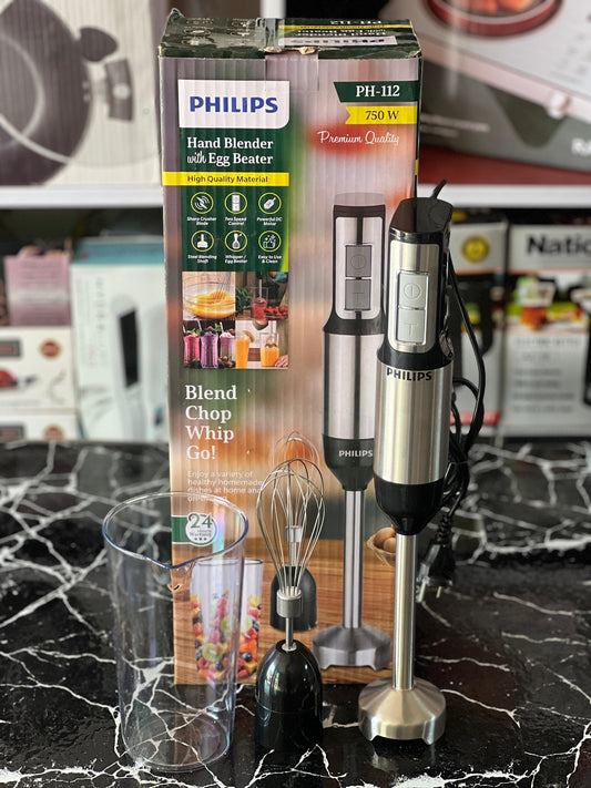 Philips Hand Blender Premium Quality Multi-Purpose Blender with Egg Beater Attachment