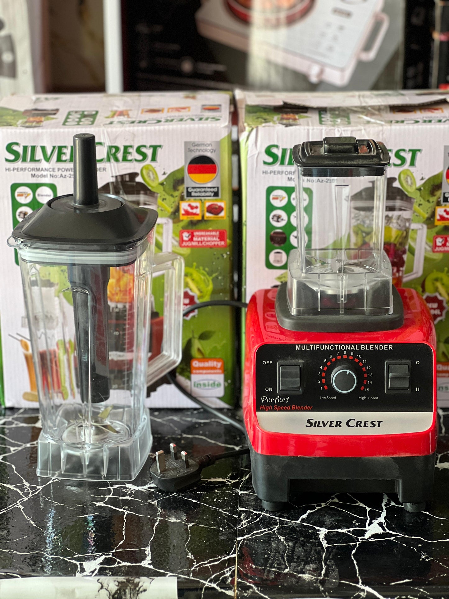 Silver Crest 3 in 1 Multifunctional High-Speed Blender Professional Power Blender for Home and Commercial Use