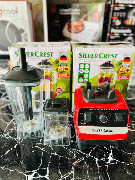 Silver Crest 3 in 1 Multifunctional High-Speed Blender Professional Power Blender for Home and Commercial Use