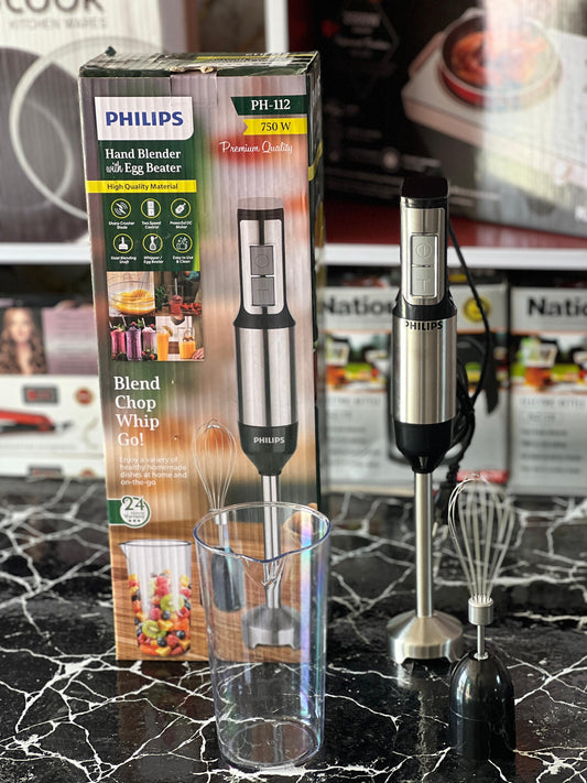 Philips Hand Blender  Premium Quality Multi-Purpose Blender with Egg Beater Attachment