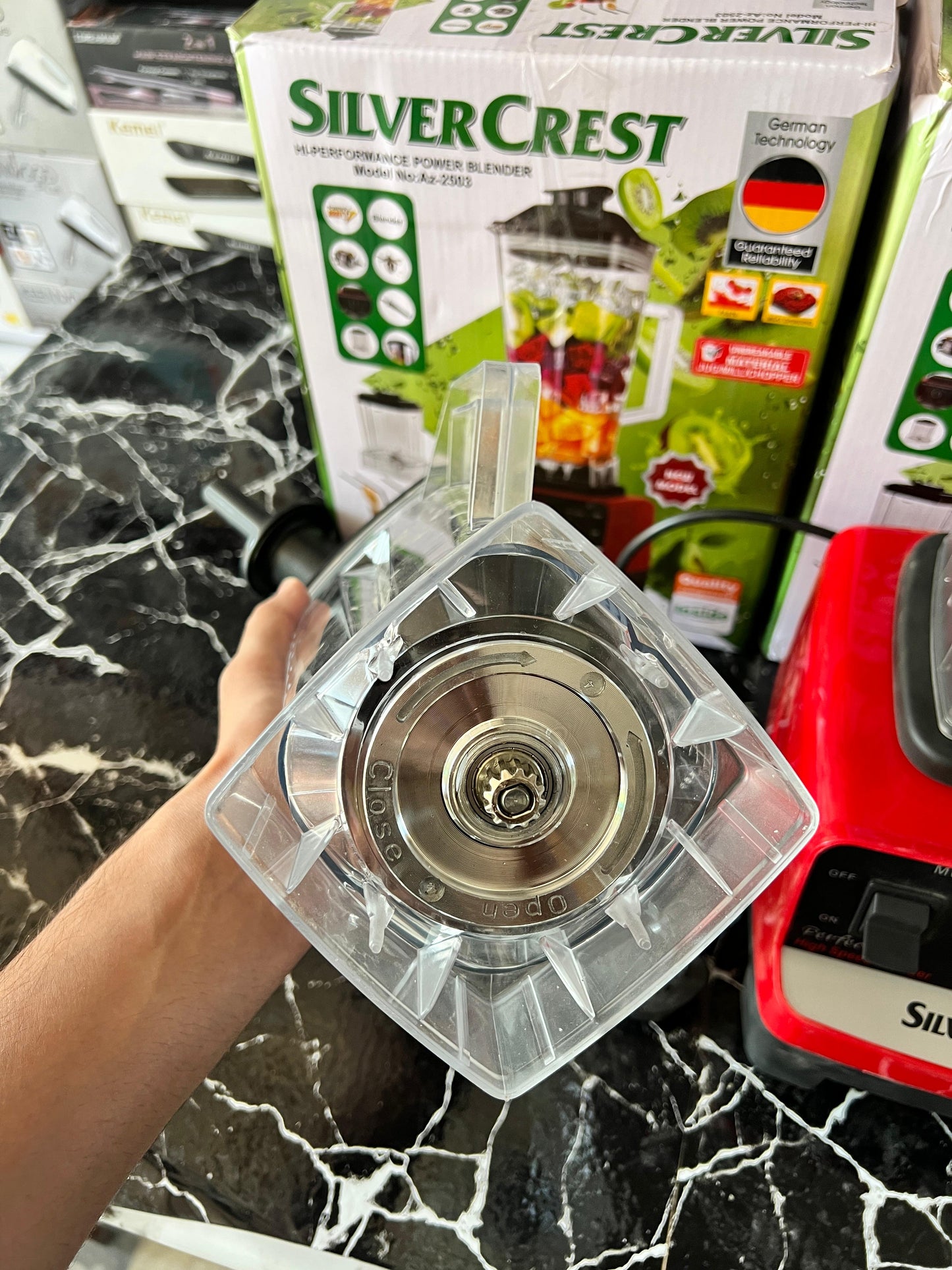 Silver Crest 3 in 1 Multifunctional High-Speed Blender Professional Power Blender for Home and Commercial Use
